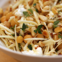 Thumbnail image for (raw) Parsnip, chickpea and goats cheese salad